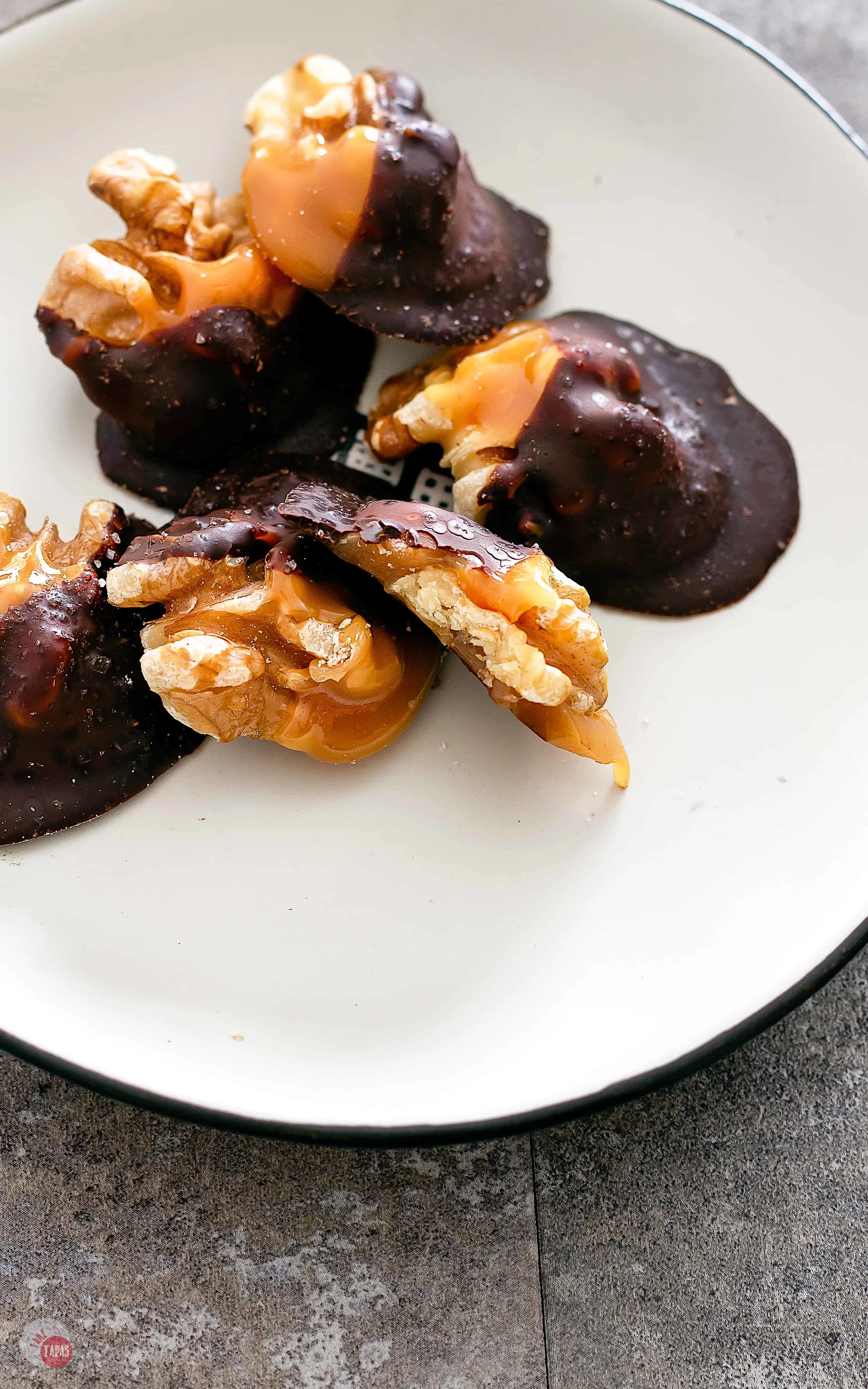 All your favorite flavors in one bite! Walnut Amaretto Truffles