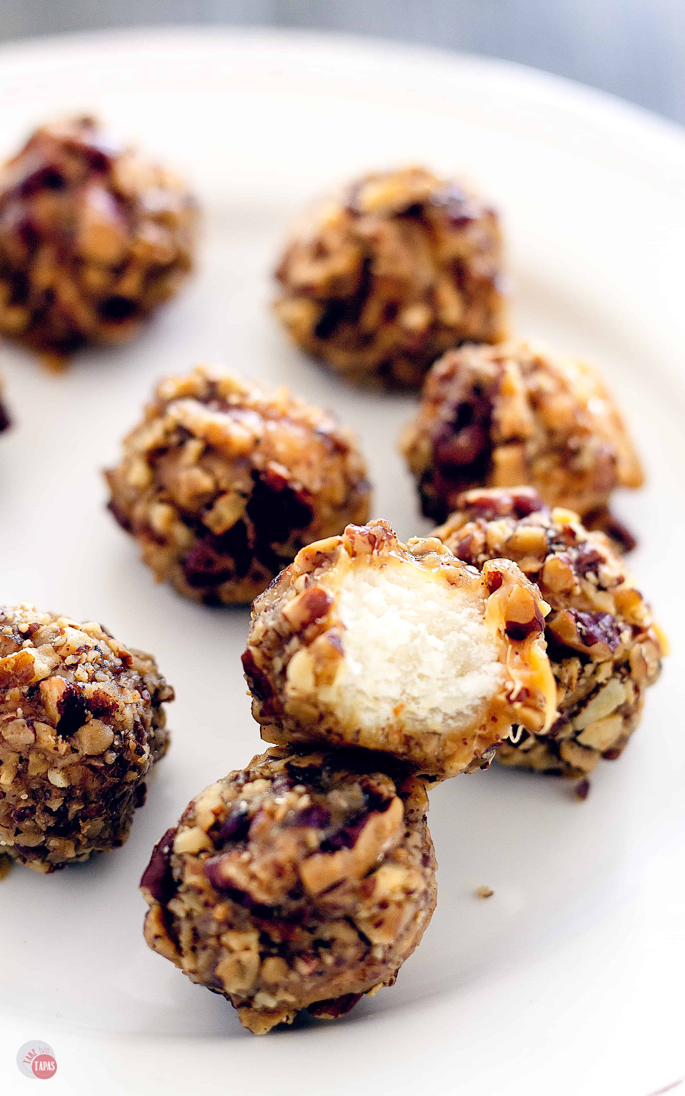 Pecan Log Truffles Caramel Pecan Nougat Candy