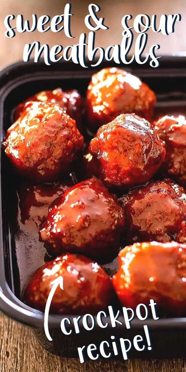 sweet and sour meatballs pin