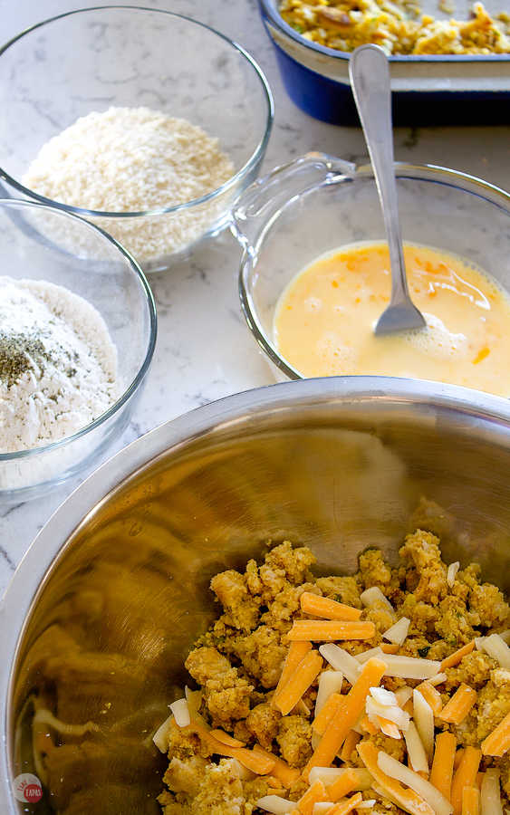 Deep Fried Cornbread Dressing Balls - Leftover Stuffing Bites