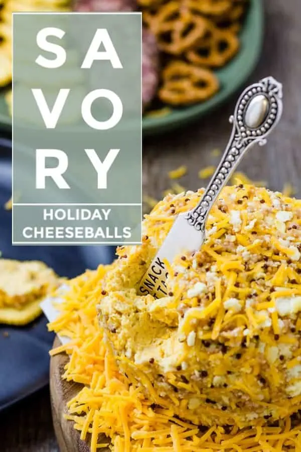 Savory Cheese Balls for your holiday party!