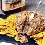 Picture of inside of Derby Pie Cheese Ball