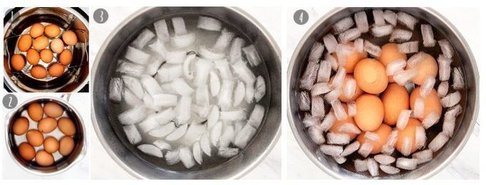 boiling eggs