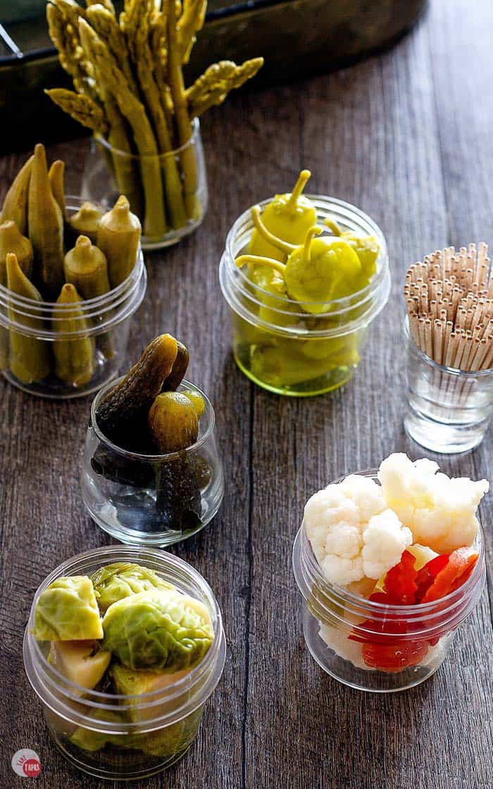 Small jars of pickles before not on the relish tray