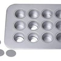 Chicago Metallic  12-Cup Mini-Cheesecake Pan, 14-Inch-by-10.75-Inch