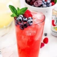 Sparkling Mixed Berry Lemonade