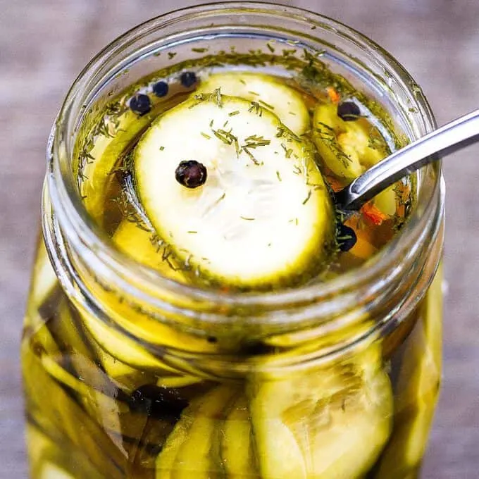 refrigerator easy beer pickles picture