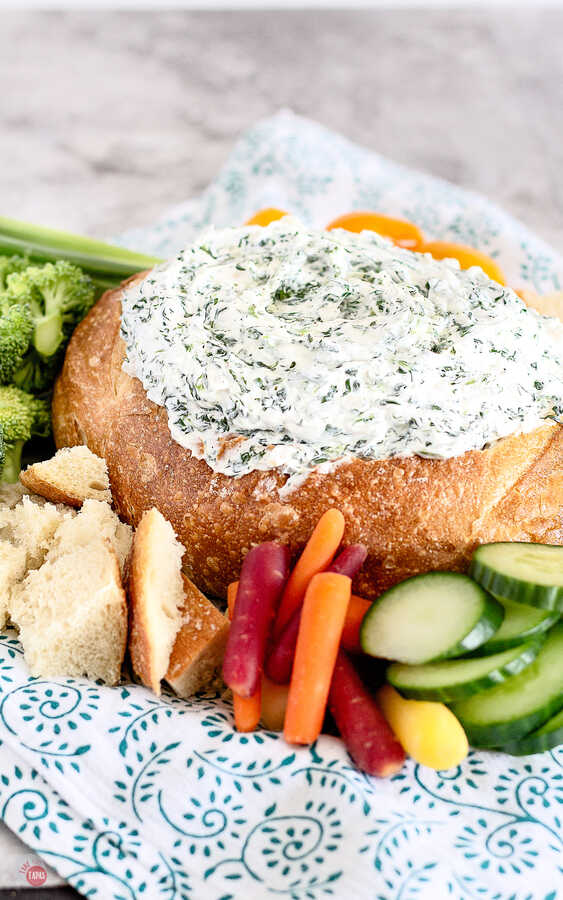Bread Bowl Recipe Spinach Dip at Kelly Olvera blog