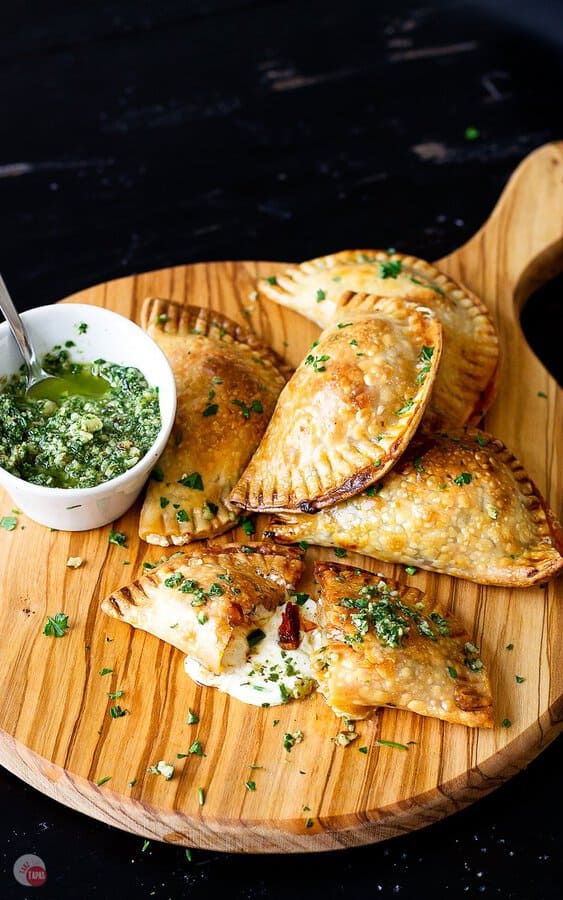 caprese empanadas