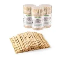 Bamboo Forks 3.5 Inch, Mini Food Picks for Party