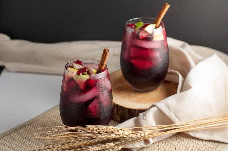 Cranberry Apple Cider Sangria