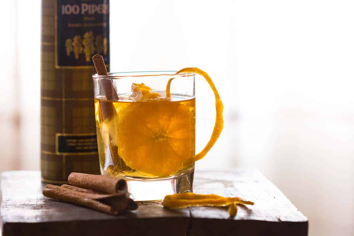 Orange Cinnamon Whisky Smash