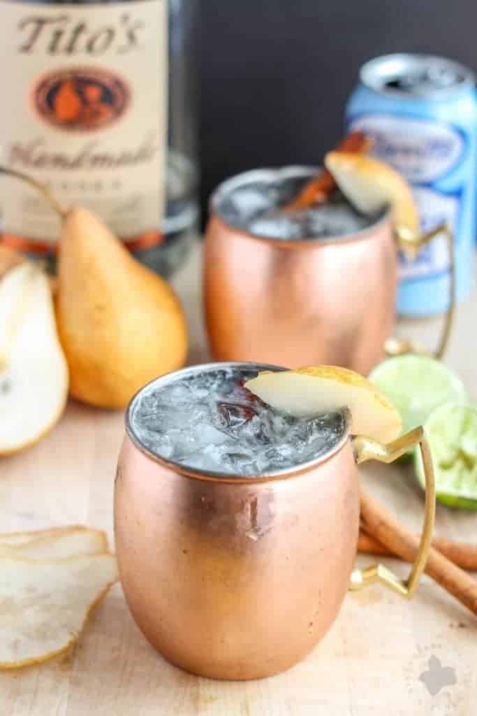 Spiced Pear Moscow Mule
