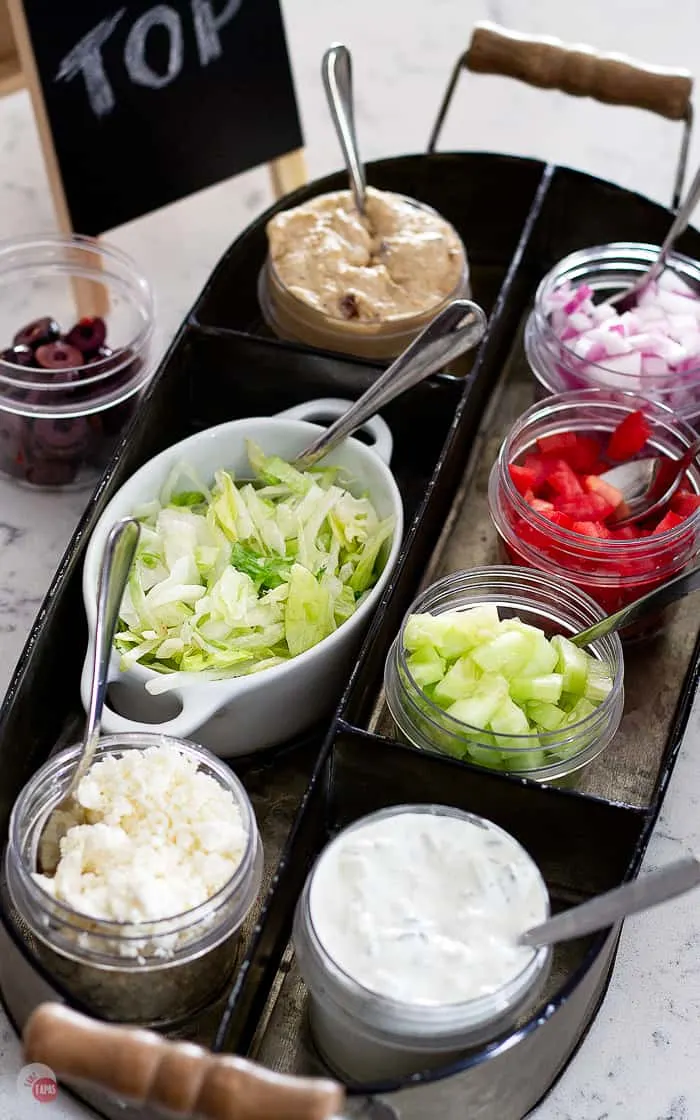 walking gyro toppings