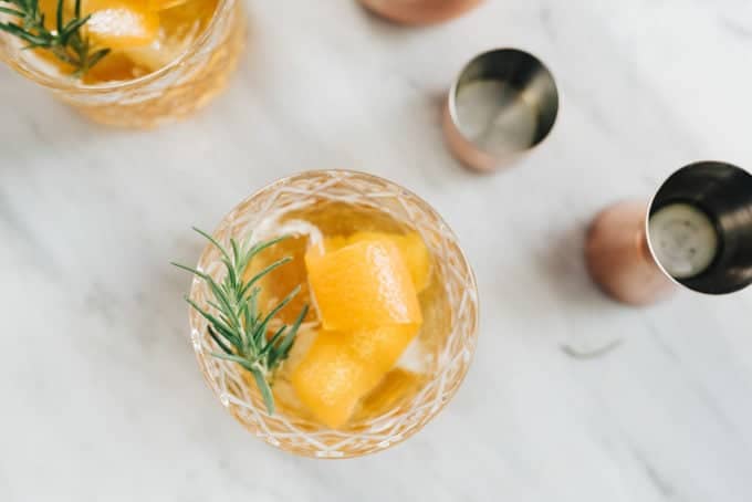 rosemary honey cocktail