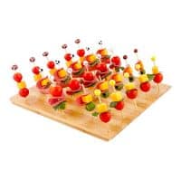 12" Bamboo Food Skewer Holder