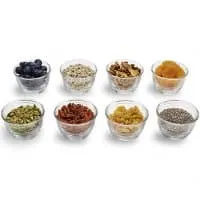 Libbey Small Glass Bowls with Lids, 6.25 ounce, Set of 8