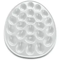 Deviled Egg Dish, 13 Inch, Holds 24 Eggs.