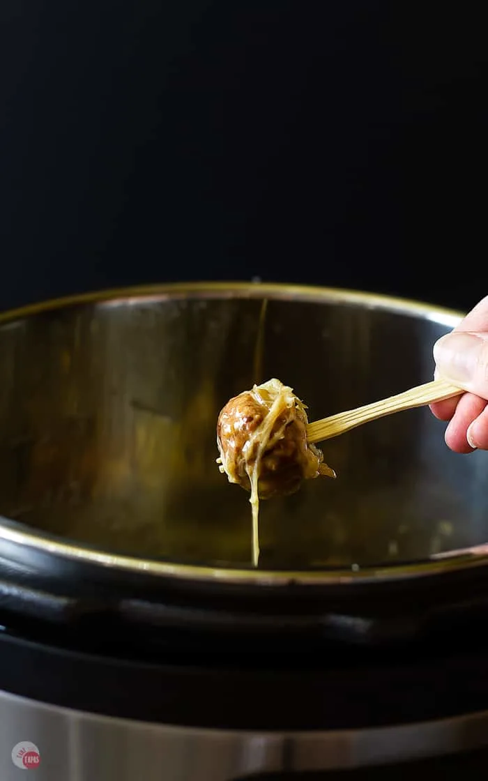 French Onion Meatballs