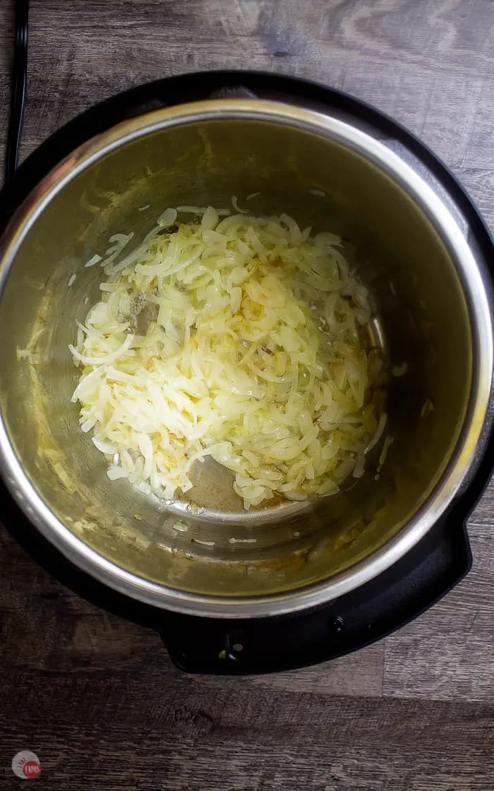 browned onions in instant pot