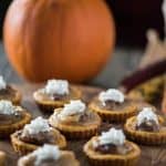 Mini Pumpkin pecan cheesecakes