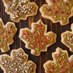 maple shortbread cookies