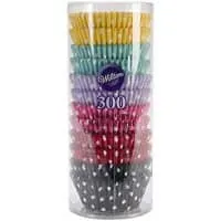 300 Count Polka Dots Standard Baking Cups