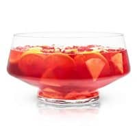 Footed Punch Bowl Clear Holds over 2 Gallons