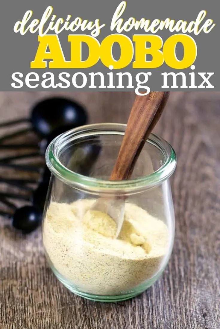 Pinterest image for adobo seasoning mix