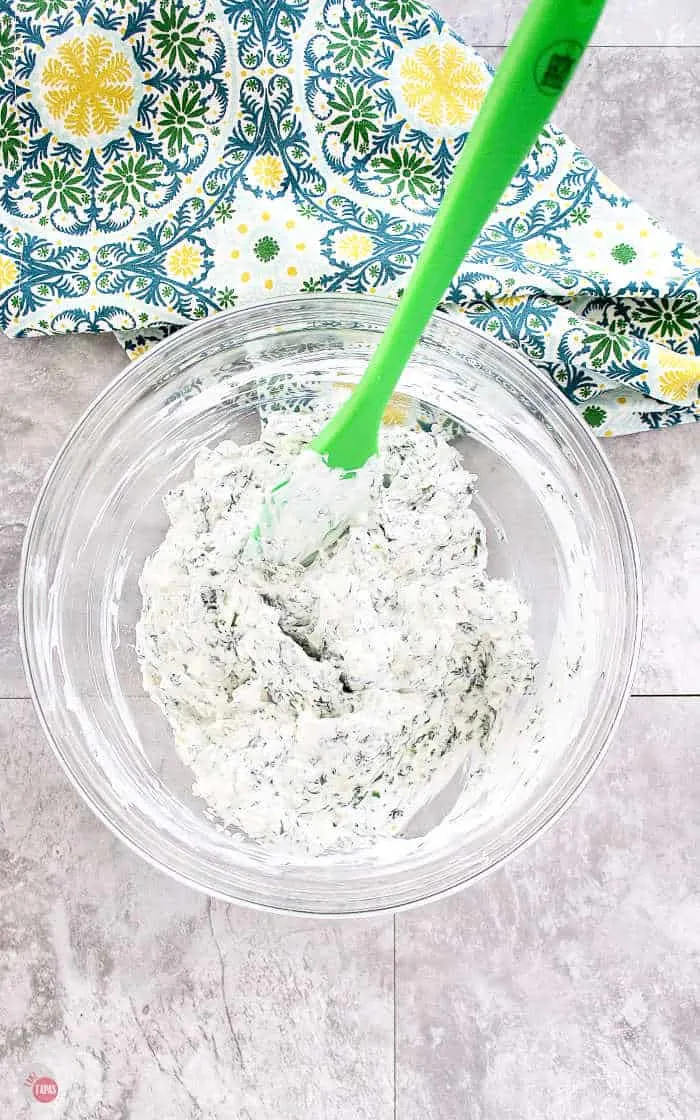 spinach dip in a bowl