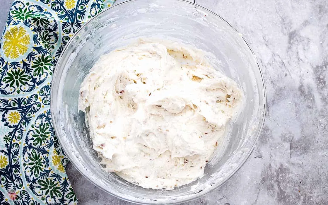 chilled truffle mix in a bowl