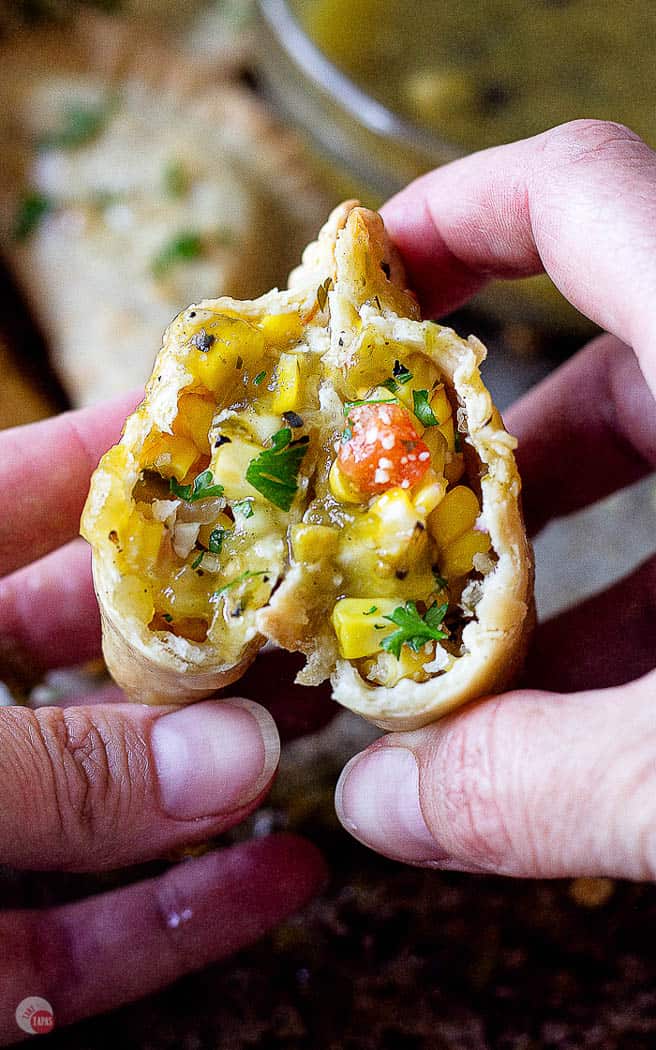 Mexican Street Corn Empanadas - Elotes Hand Pies - Air Fryer