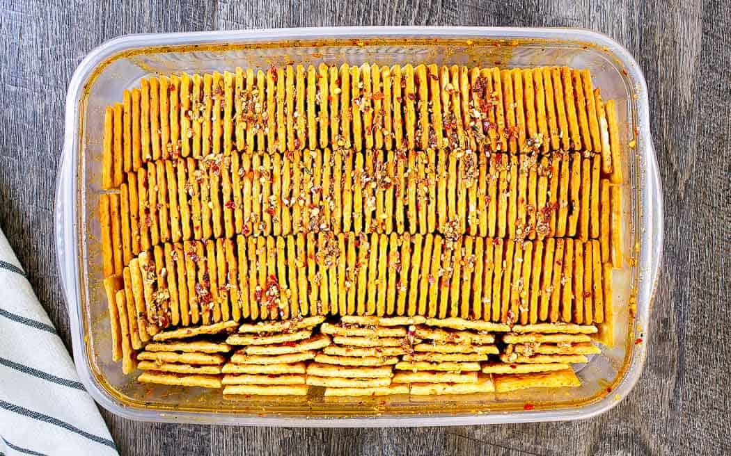 Comeback Crackers Made With Saltine Crackers and Spice