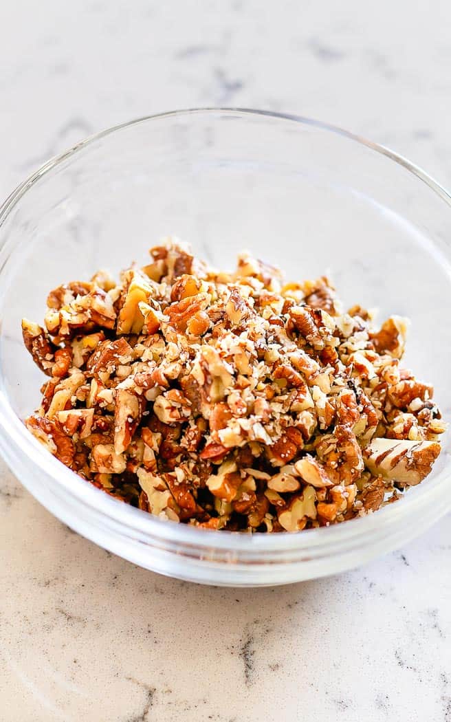 toasted pecans in a bowl