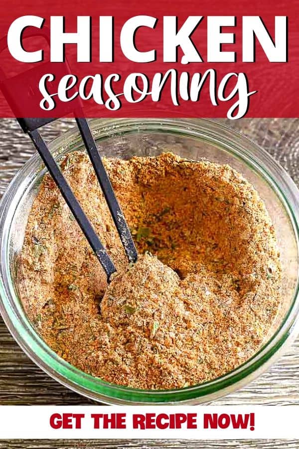 pinterest image for chicken seasoning