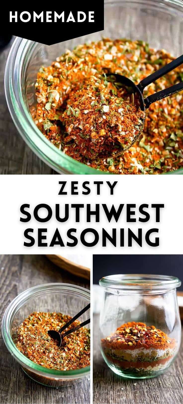 Pinterest pin image for southwest seasoning recipe