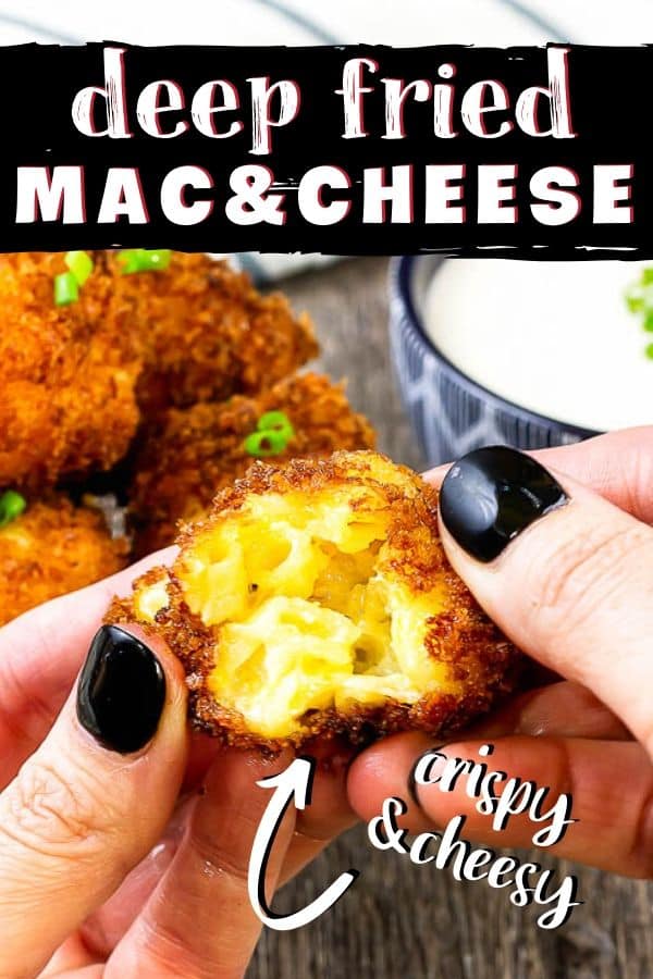 pin image for deep fried mach and cheese balls