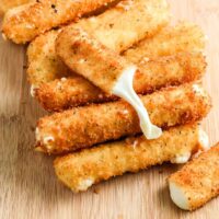 stack of cheese sticks