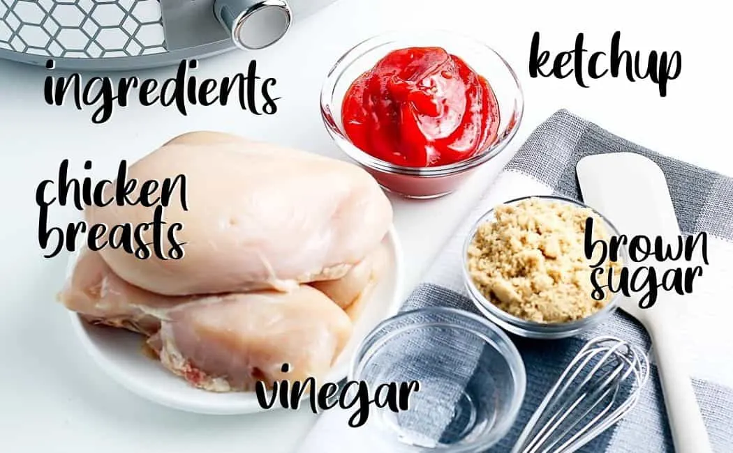 labeled image of bbq pulled chicken recipe