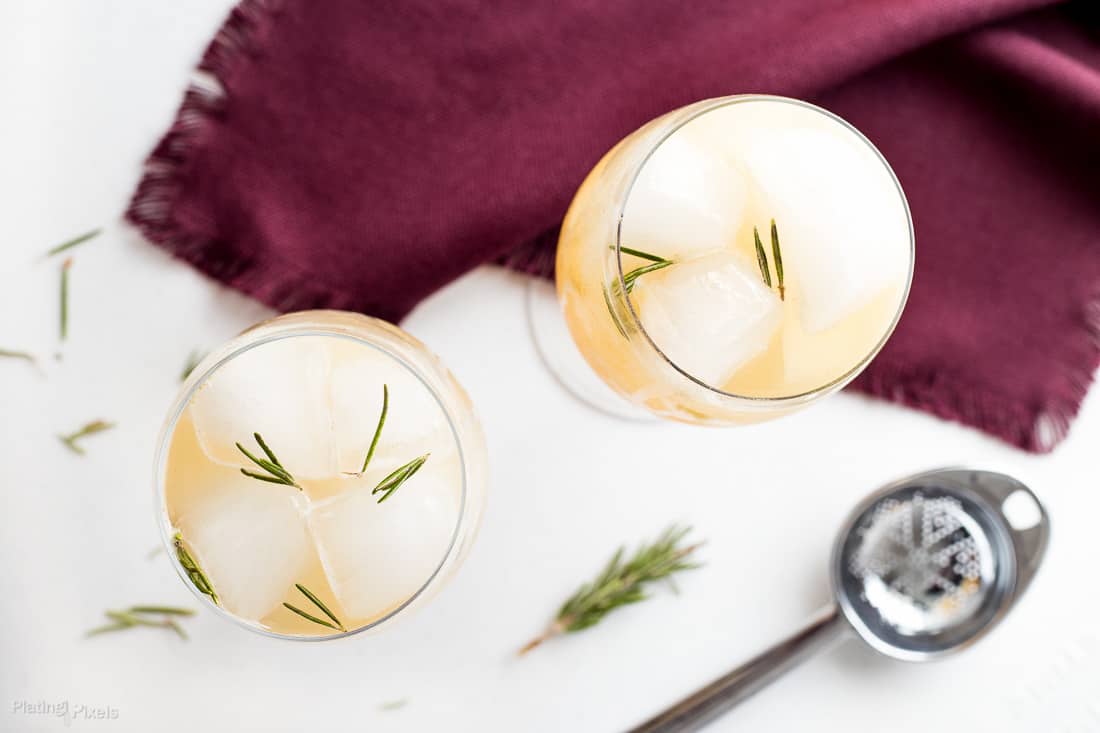ginger pear mocktail