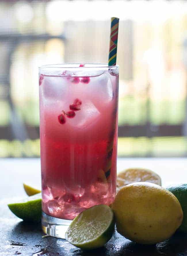 pomegranate spritzer
