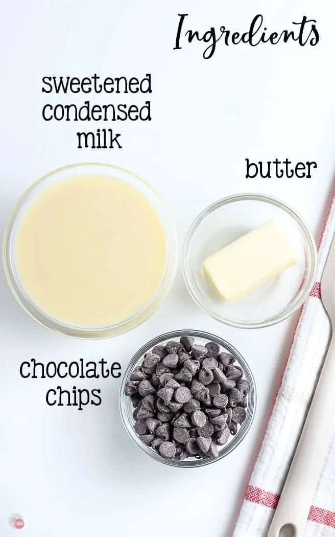 labeled picture of sauce ingredients