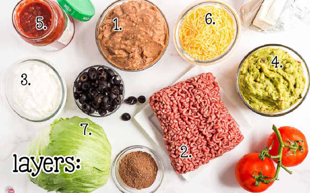 labeled pic of dip ingredients