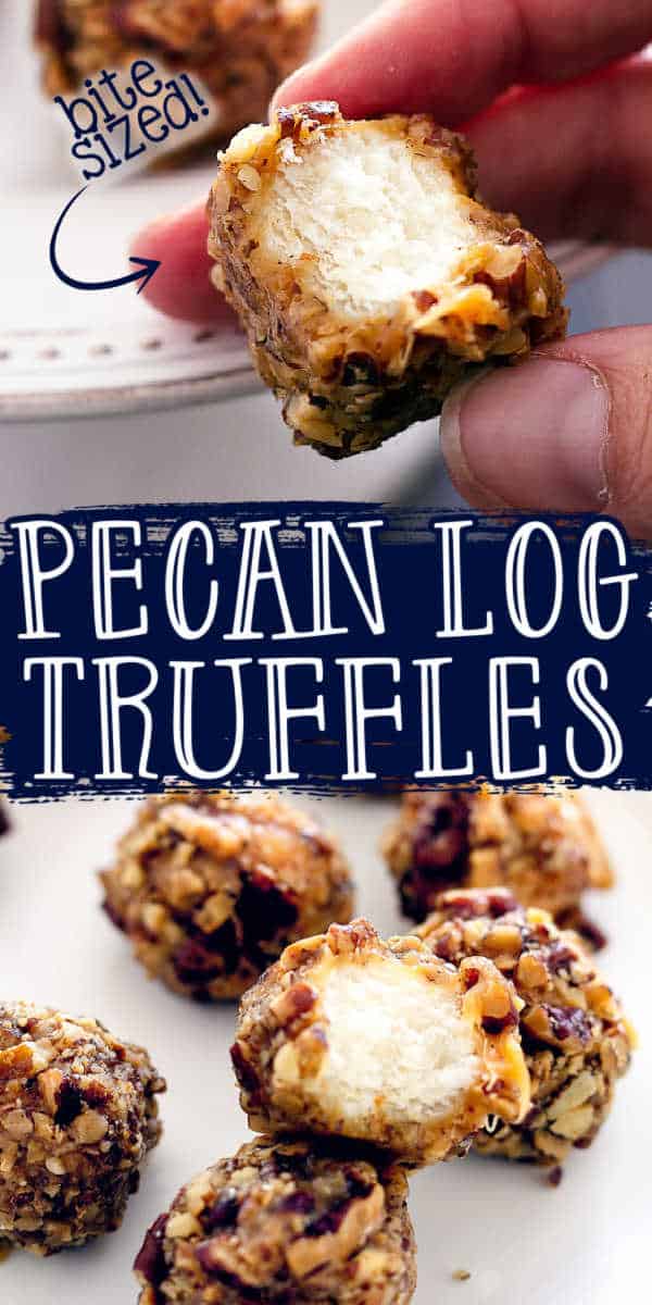 Pecan Log  Two Sister's Candy