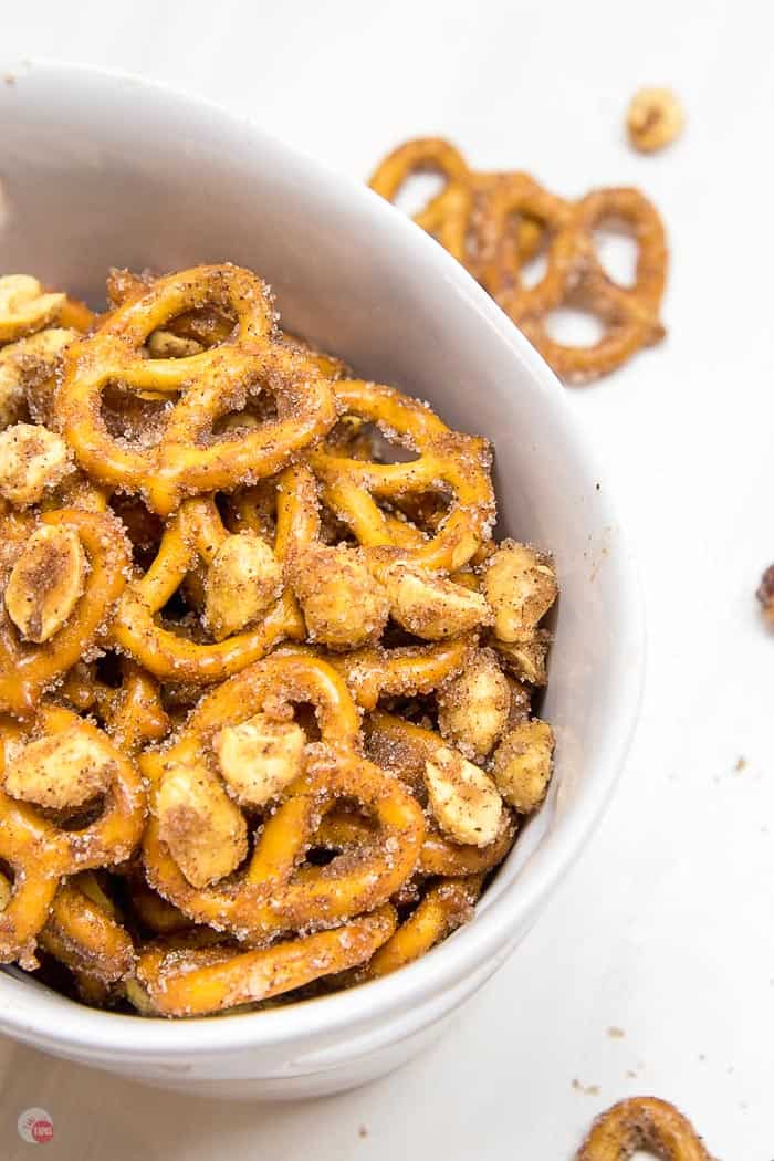 bowl of pretzels