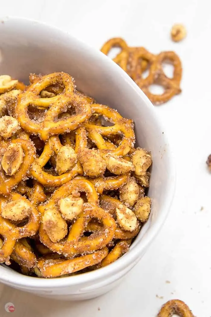 bowl of pretzels