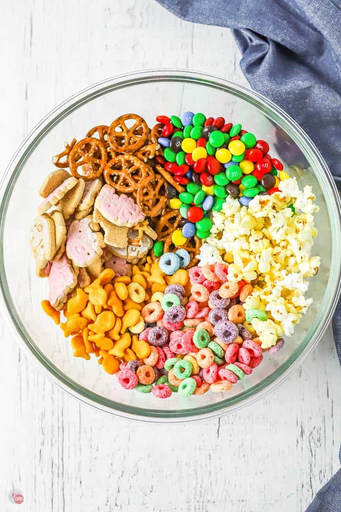 separated ingredients in a bowl