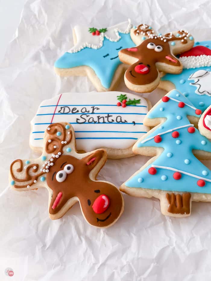 reindeer sugar cookie