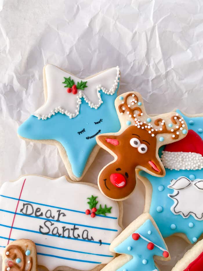 cookies on parchment paper