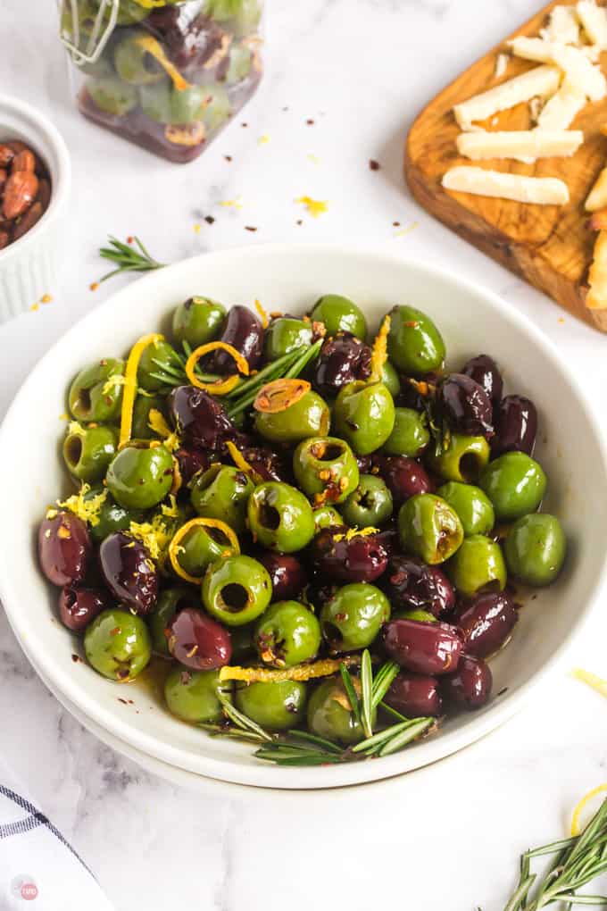 bowl of olives